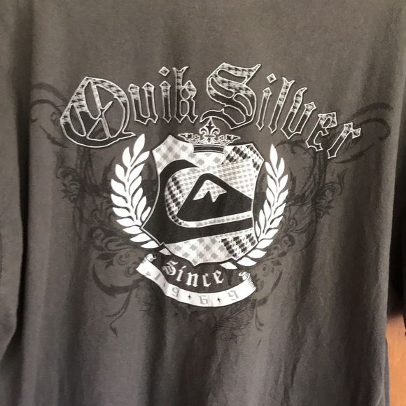 QUIKSILVER MENS GRAPHIC TEE EUC! Size L - Picture 5 of 6